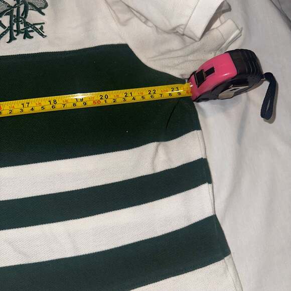 Polo Ralph Lauren Cricket Club Vintage Academia Preppy Striped Polo Shirt-XL - Picture 6 of 10